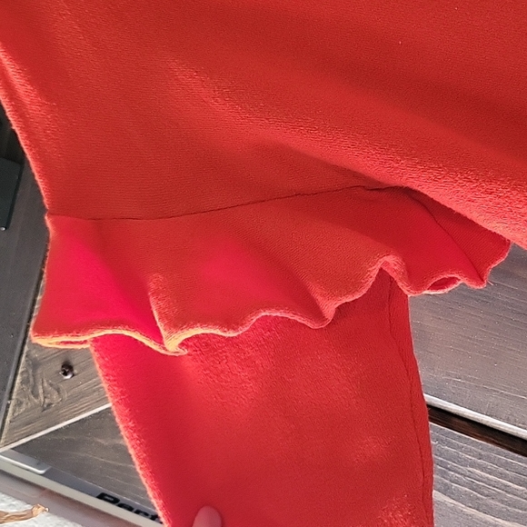 Zara 80s retro orange sweater Medium - Picture 4 of 9